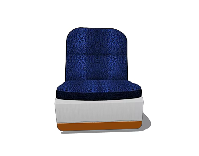 Modern Leisure Chair Leisure Backrest Seat 3d model