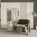 Single sofa 3d model