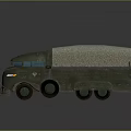 Military Green Tank With Canvas Cover And Track Wheels Design