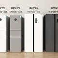 Modern Refrigerator Two-door Refrigerator Three-door Refrigerator Two-door Refrigerator Three-door Refrigerator 3d model