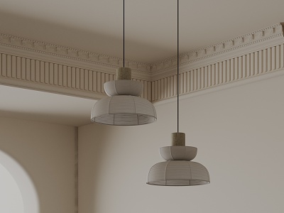 Modern chandelier 3d model