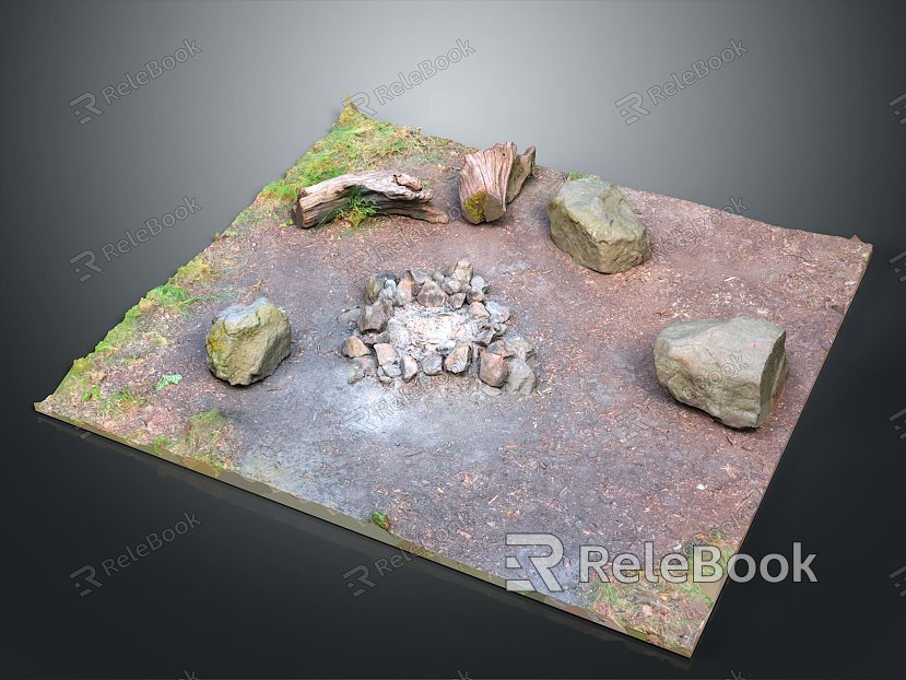 Stone Rock Stone Stone Appreciation Stone Strange Stone Ore Realistic model