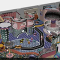 Indoor Playground With Colorful Slides Carousel And Interactive Kids Play Zones