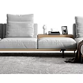 Modern corner sofa corner sofa combination 3d model