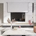 Modern Dining Living Room Open Design With Wine Rack Pendant Lights Island Counter And Seating