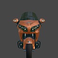 Honda Golden Wing Motorcycle 3d model