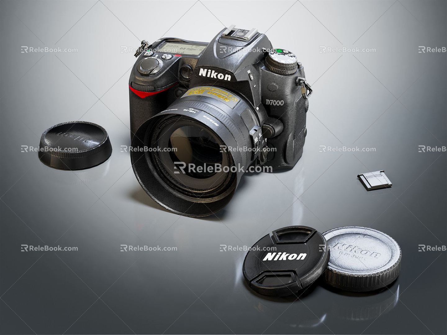 Nikon Camera Modern Camera 3d model