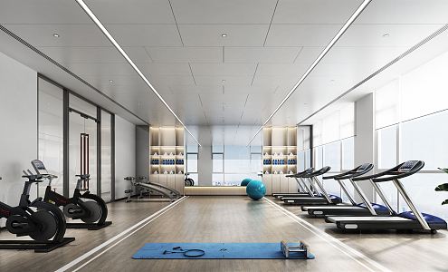 Modern Gym 3d model