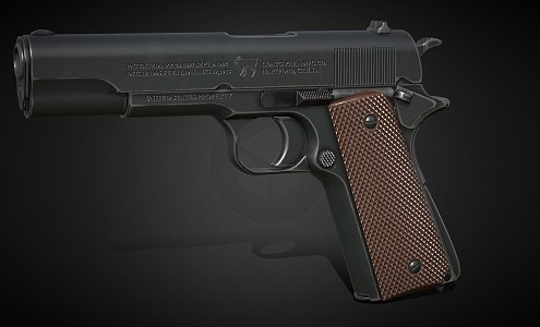 Weapon class pistol 3d model