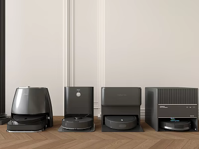 Smart Machines Collection Featuring Various Intelligent Devices With Modern Design 3d model