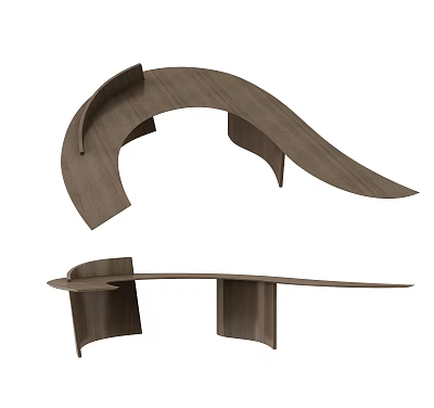 Modern Desk 3d model Modern Desk 3d model