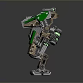 Mech Warrior Mech Soldier Machine Battlearm Mechanical Battlearm Machine Fighter Robot 3d model