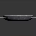 Durable Metal Frying Pan With Two Handles Ideal For Home Kitchen Cooking