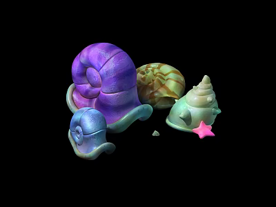 Modern Shell 3d model