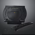 RCA RIVECD CD Player Device With Remote Control And Function Buttons