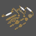 Jane O Handle Hardware Door Handle Cabinet Handle 3d model