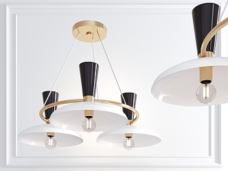 Modern chandelier 3d model