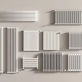 Various Modern Radiator Designs With Different Styles for Home Heating Systems 3d model
