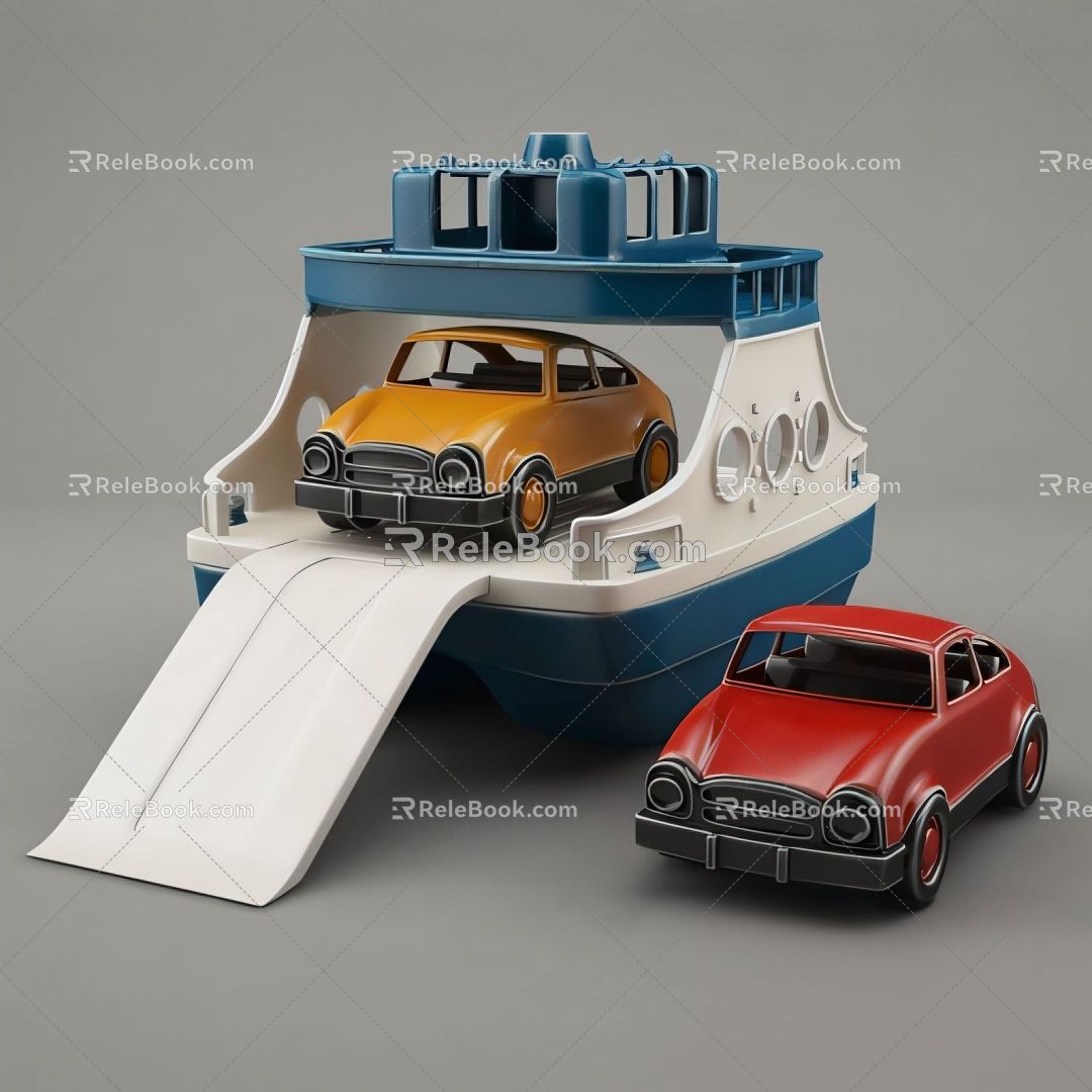 Modern car toys children's toys 3d model