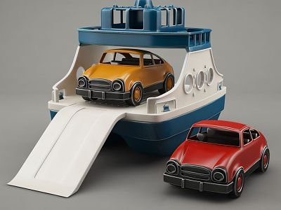 Modern car toys children's toys 3d model