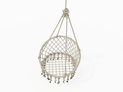 Modern Hanging Chair Woven Hanging Chair 3d model