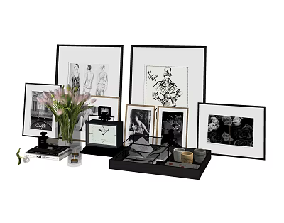 Ornaments combination 3d model