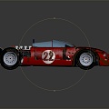 Modern engine racing engine 3d model