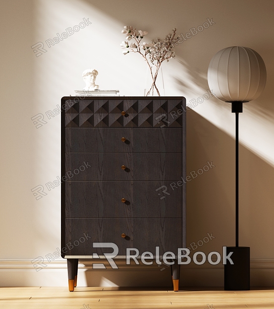 Modern Middle Ancient Entrance Cabinet Decorative Cabinet Side Cabinet Bucket Cabinet model