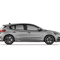 Silver Ford Focus Hatchback Sporty Design With Alloy Wheels Rear Front Views