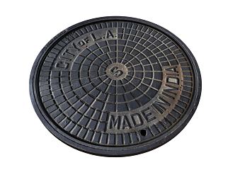 modern manhole cover 3d model