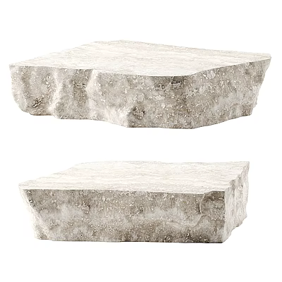 Modern Coffee Table Stone Marble Coffee Table 3d model
