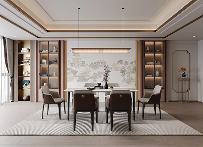 New Chinese Restaurant 3d model