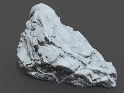 Snow Mountain Stone Rockery model