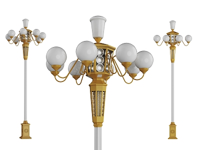 Chinese light landscape lamp street lamp 3d model