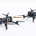 Smart Drone Quadcopter With Black Frame And Aerial Camera Features