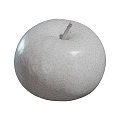 Modern Apple Red Apple 3d model