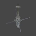 Military Helicopter Game And Film Character With Detailed Weapon System And Realistic Design