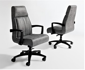 Modern Office Chair Leather Office Chair Roller Office Chair Single Person 3d model