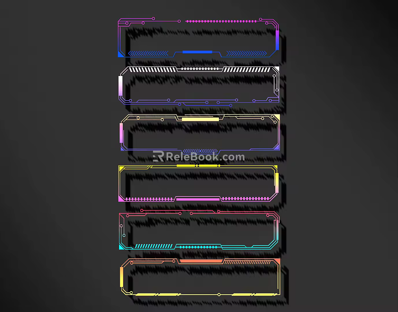 Modern line science and technology line modeling culture wall 3d model