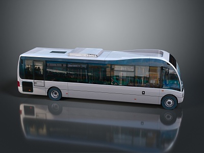 Bus School Bus Van Box Bus Tourist Bus Coach 3d model