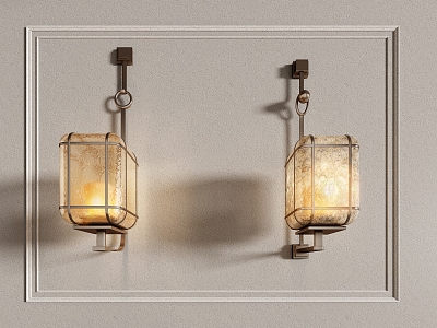 CCD wall lamp combination 3d model