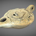 Handcrafted Ceramic Tea Vessel With Intricate Carved Patterns And Natural Earthy Tones