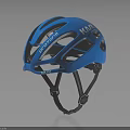 Blue Van Rysel Giro Pro MIPS Cycling Helmet With Ventilated Design And Safety Technology