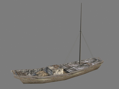 Wooden Boat Wooden Boat Fishing Boat Fishing Boat Realistic Fishing Boat Ancient Fishing Boat Ancient Wooden Boat Ferry Boat 3d model