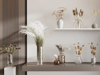 Modern Vase Flowers 3d model