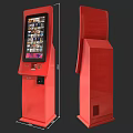 movie ticket vending machine 3d model