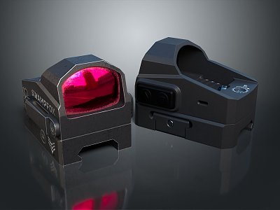 Modern infrared Steiner laser pistol light source 3d model