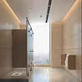 Modern Office Corridor Featuring Wooden Walls Sleek Flooring Linear Ceiling Lights Elevators And EXIT Sign