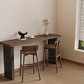 Modern Bar Stool 3d model