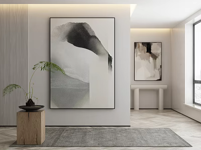 modern decorative painting 3d model
